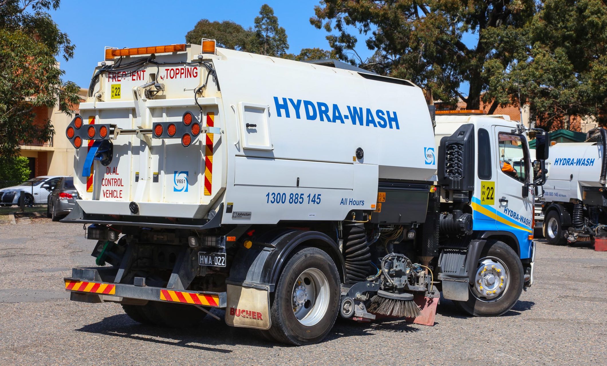 Hydra Wash Sweeper Truck