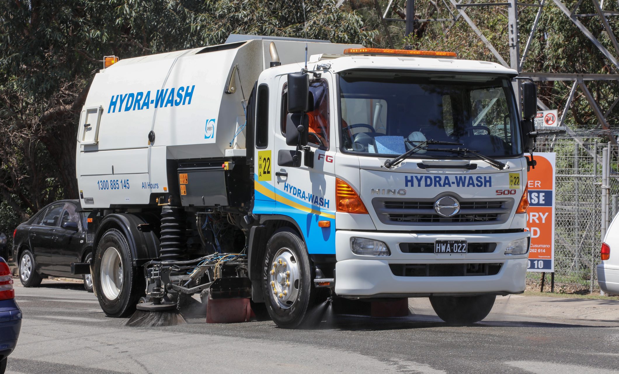 Hydra Wash Sweeper Truck