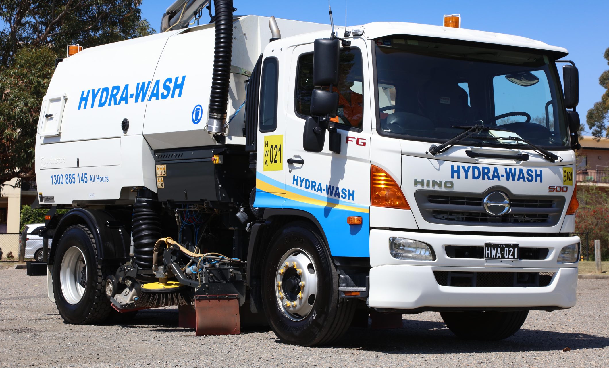 Hydra Wash Sweeper Truck