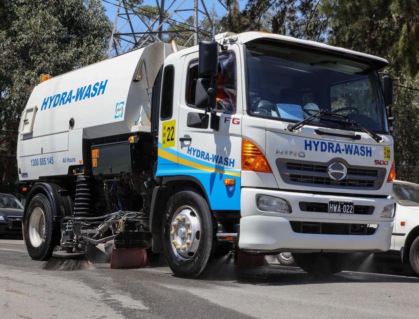 Hydra Wash Sweeper Truck